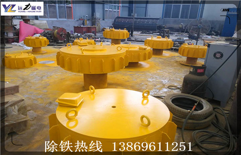 盤式電磁除鐵器，大連帶盤式電磁除鐵器_大連帶盤式電磁除鐵器安裝效果接線原理圖工作原理及內(nèi)部結(jié)構(gòu)